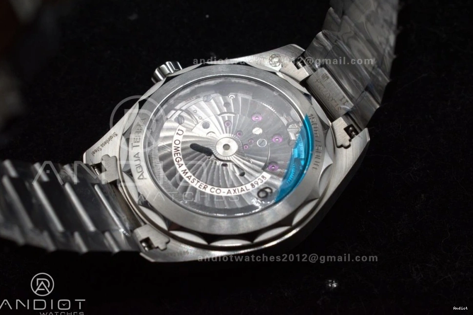 Terra GMT Super Clone Aqua A8938 on Worldtimer Ceramic Green Edition 43mm SS VSF Bracelet Best 1:1 0208